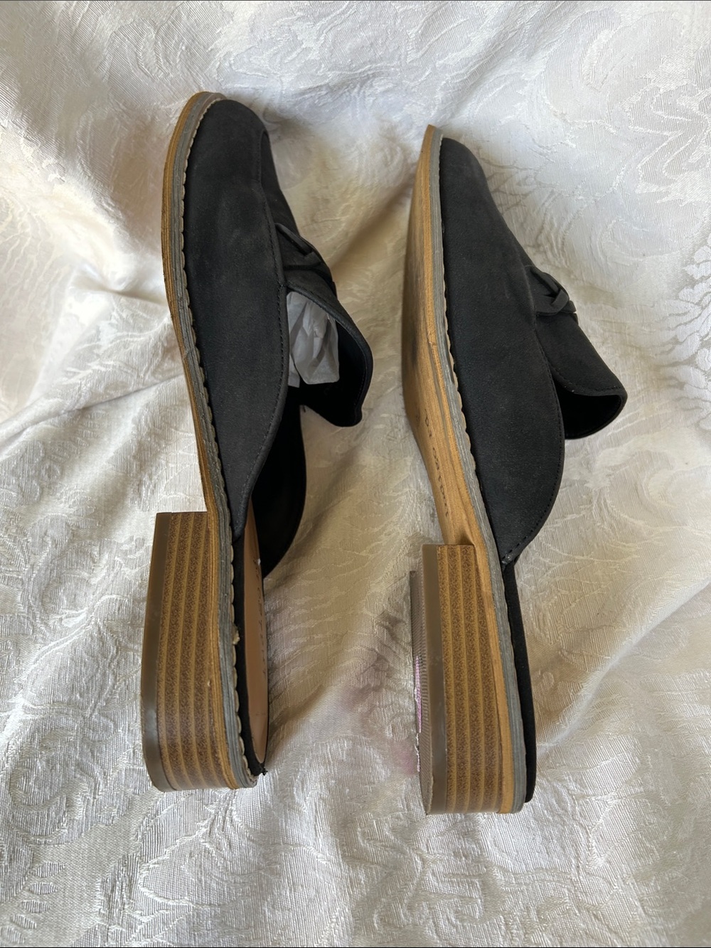 Indigo Rd women’s 8.5  Black Braided Slip-On Loafers - Picture 3 of 5